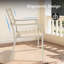 Ensemble de salle à manger d'extérieur 7 pièces, 6 chaises de salle à manger empilables en métal et table de salle à manger ronde en métal-2113253118-2113253117-2113253113