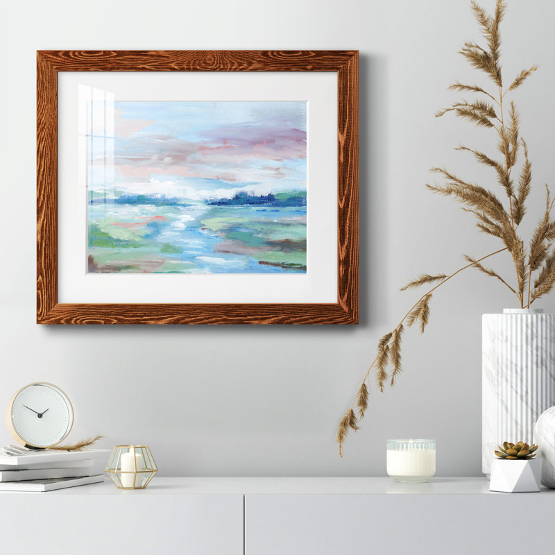 Field of Dreams - Peinture encadrée, H 20 po x l 17 po x P 1,5 po, Cadre en érable