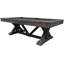Playcraft Brazos River 8' Slate Pool Table With Dining Top & Benches/Professional Installation Included-1670443899-1670443891