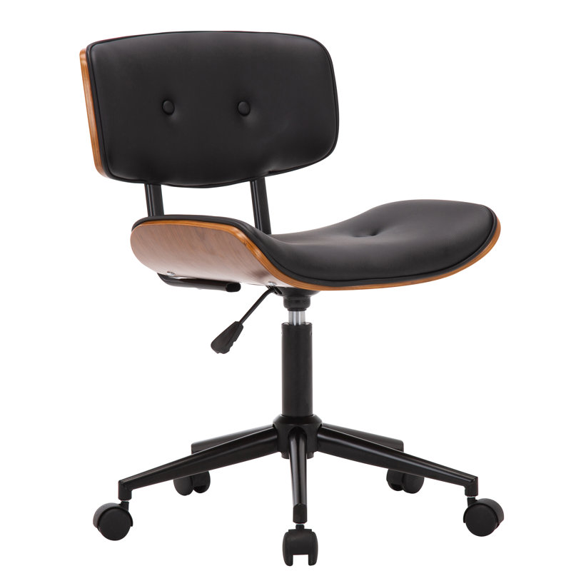Chaise de travail capitonnée Hewett