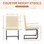 Chaises de salle à manger rembourrées 19 po Mid-Century-1123096360