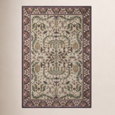 Canopy Aubergine Area Rug