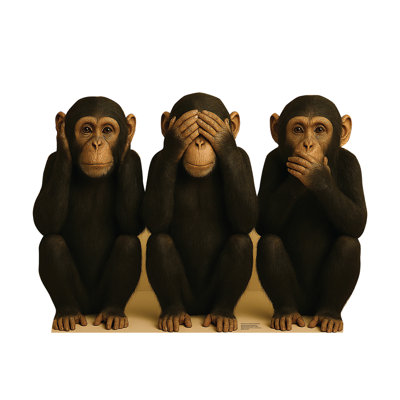 Hear, See Speak No Evil Monkeys