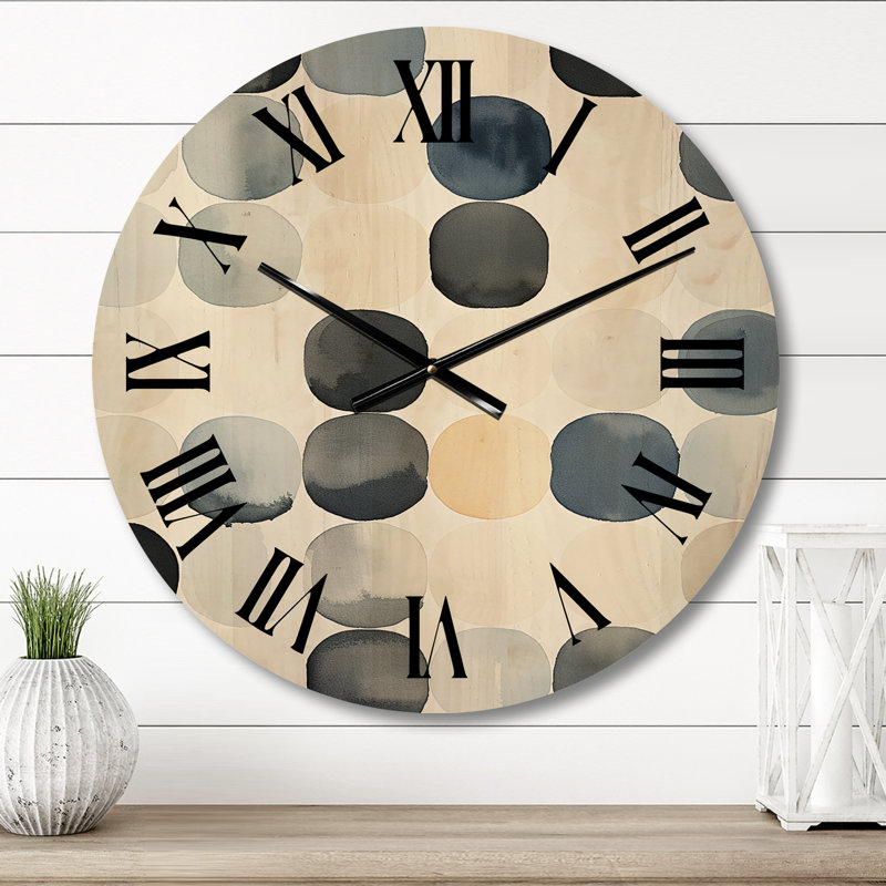 Horloge murale en bois massif Warwickshire, Moyenne