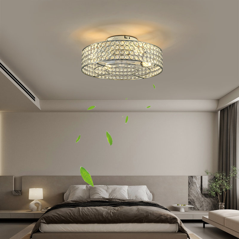 Karnisha 19.6'' Ceiling Fan with Light Kit