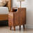 Narrow Nightstand with Drawers, Pre-Assembled Solid Wood Small Skinny Night Stand with Open Sliding Shelf-730360925
