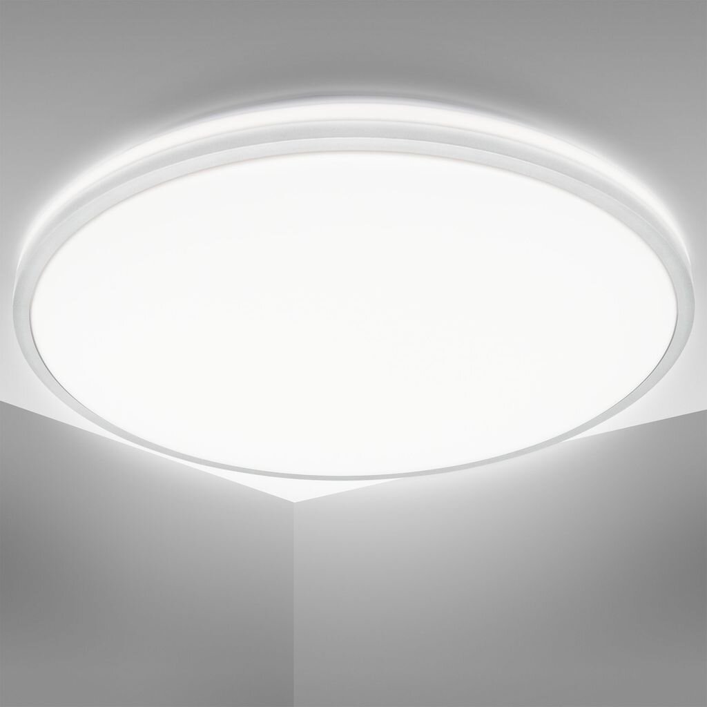 LED Deckenleuchte mit indirekter Beleuchtung - neutralweißes Licht - 38 cm - Salamonia