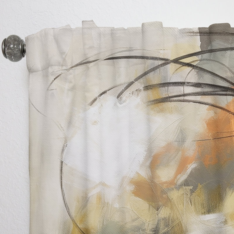 Sharples - Mid Century Chromatics III - Modern Velvet Curtain - Room Darkening - 1 panel, 52" W x 95" L