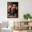 "Flower Blossom", aquarelle Moody, pivoines roses, impression sur toile encadrée, 2 pièces-99142023-99142024