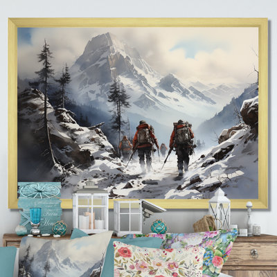 " Mountain Hiking In Winter "