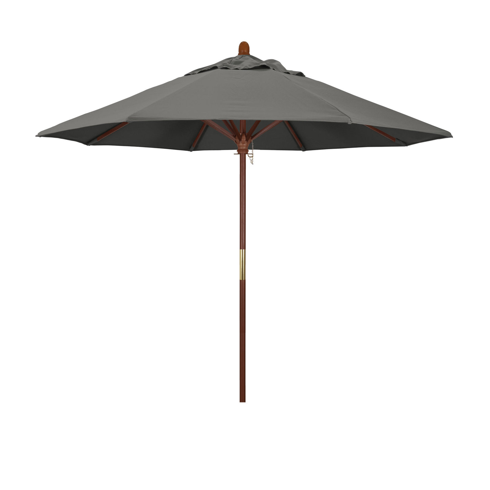 Manford 108'' Sunbrella® Outdoor Umbrella, Canvas Charcoal Sunbrella® Canvas