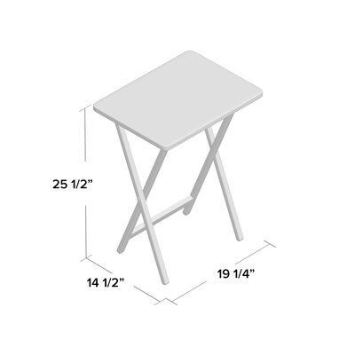 August Grove® Mischa TV Tray Table with Stand & Reviews | Wayfair