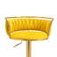 Tabouret de bar pivotant avec dossier Ginko-879315310-882844514