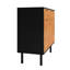 Armoire d'appoint Mid-Century moderne à 3 portes avec 4 tablettes Liam Liam-1948290967