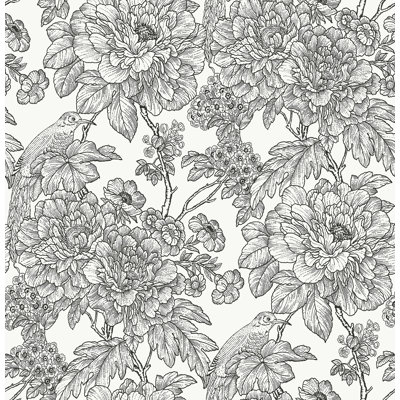Vincie Peel & Stick Floral Roll