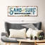 Sable et surf, impression sur toile-1930124035