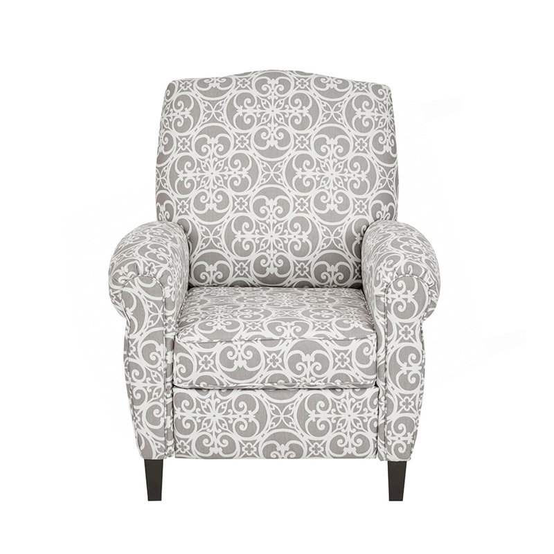 Kirby Push Back Recliner, Gray