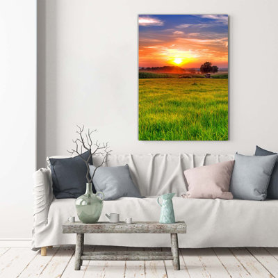 Sunset - Wrapped Canvas Print