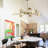 12 - Light LED Sputnik Modern Linear Chandelier