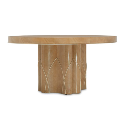Villa Cherie Mahogany Round Dining Table
