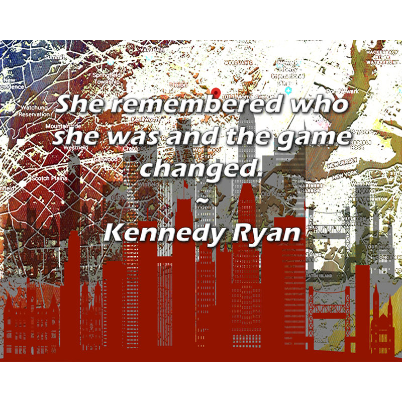 «Artsy Quote» par Kennedy Ryan, toile tendue avec châssis, H 13 po x l 18 po
