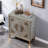 Light Luxury Line Rectangular Accent Cabinet.
