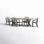 Eloisa 94.5'' Rectangular Outdoor Dining Set-693914783