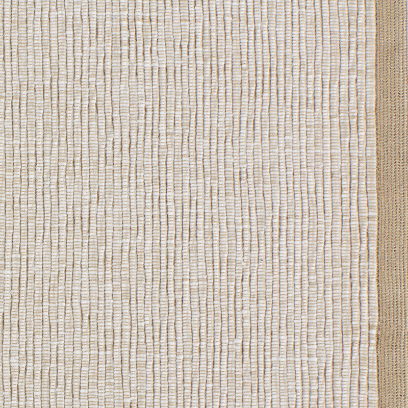 Napperon en coton côtelé 13 po, Beige