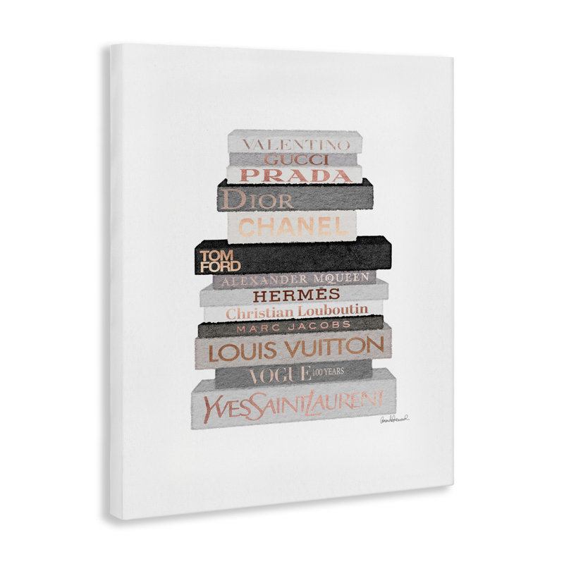 «Bookstack», reproduction, H 30 po x l 24 po x P 1,5 po