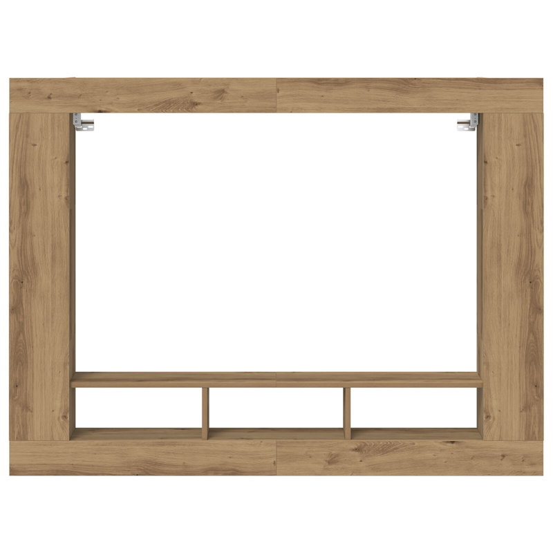 Unfinished TV Stand for TVs up to 60", Artisan Oak