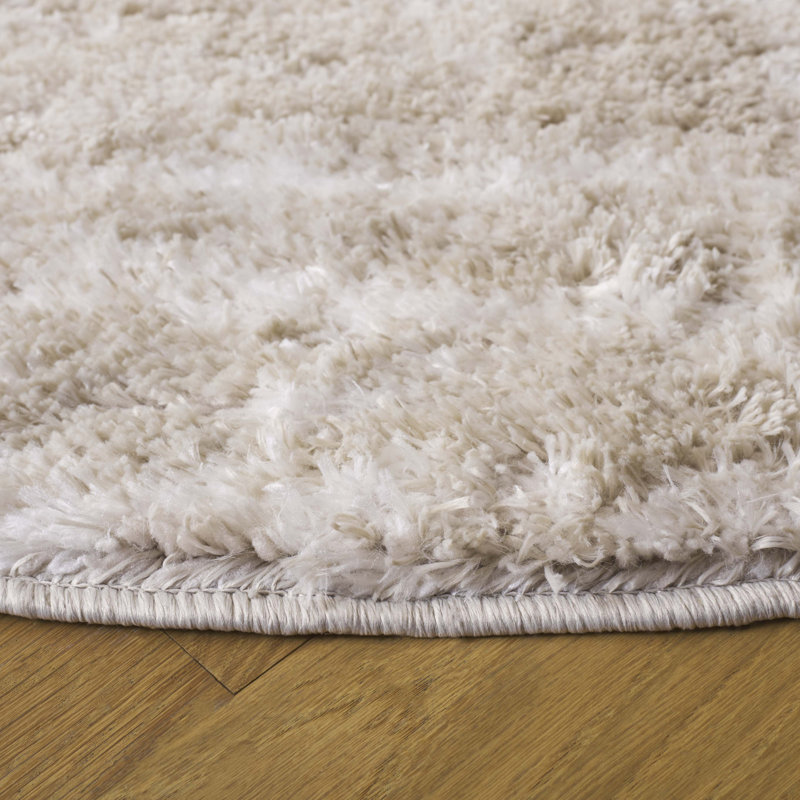 Valierius Penelope Shag Performance Abstract Rug, Round 6'7"