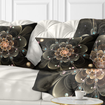 Coussin lombaire à fleurs fractales impeccable perfect