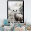 «Asian Art Alpacas Sumi I», reproduction sur toile-1995665489-1995665496