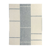 Jaipur Living Bastien RIM04 Handwoven Geometric Blue/Ivory Area Rug (8'X10')