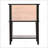 Sleek Black Minimalist Nightstand-664282251