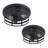 2-Light Black Farmhouse Flush Mount Ceiling Light-2 Pack For Bedroom/Living Room(Matte Black)-1128035096-1128035097