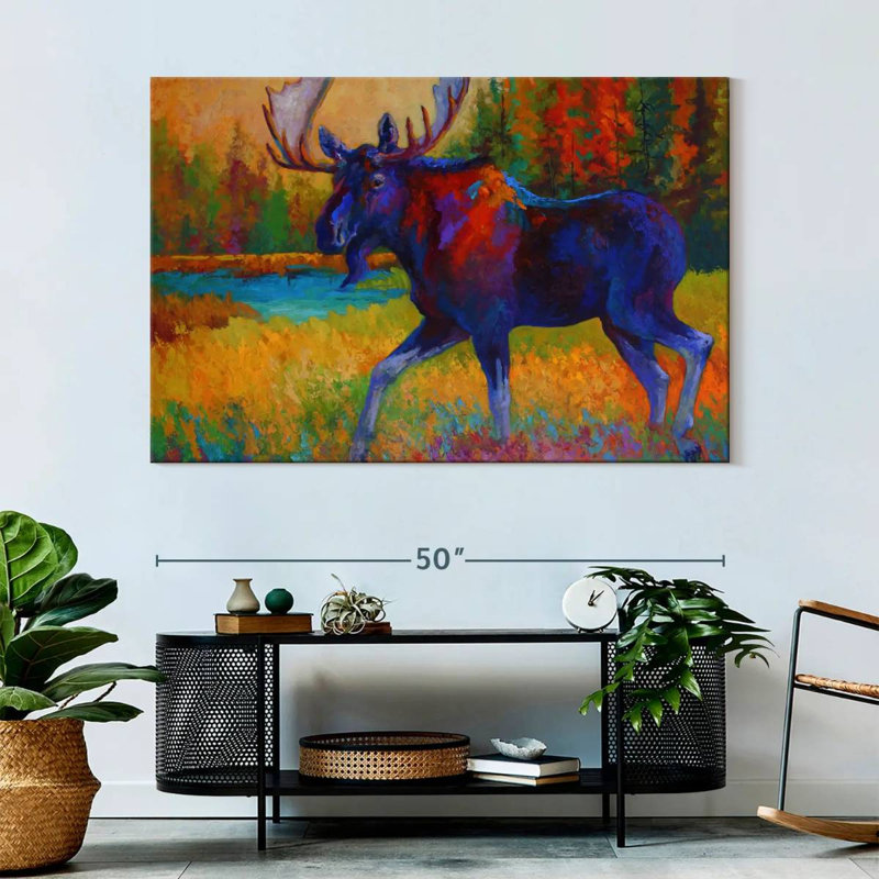 Brampt Majestic Moose, 34" H x 51" W