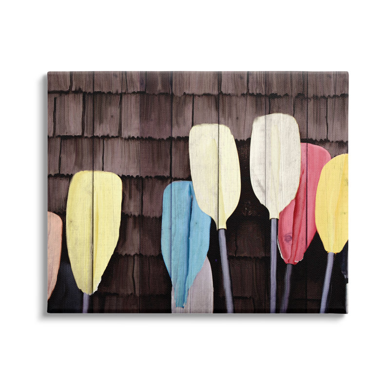 «Rustic Boat Oars» par Kim Allen, H 16 po x l 20 po x P 1,5 po