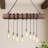 Smither 8 - Light Kitchen Island Rectangle Pendant with Rope Accents