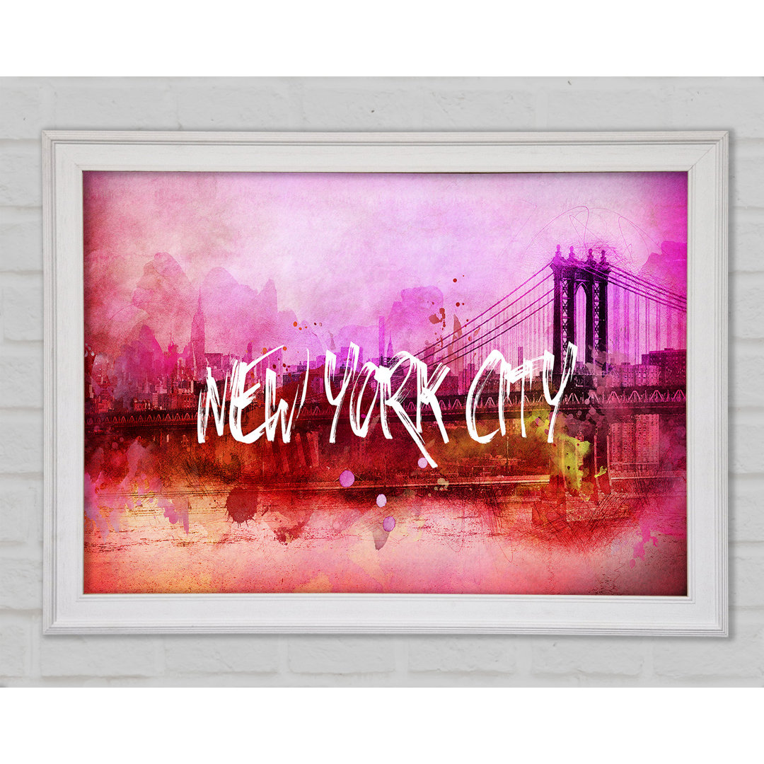 Pink NYC - Druck