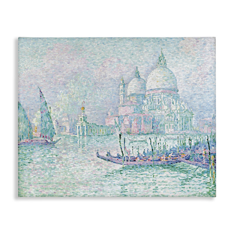 "Classical Venice Signac", peinture sur toile par one1000paintings, H 30 po x l 40 po