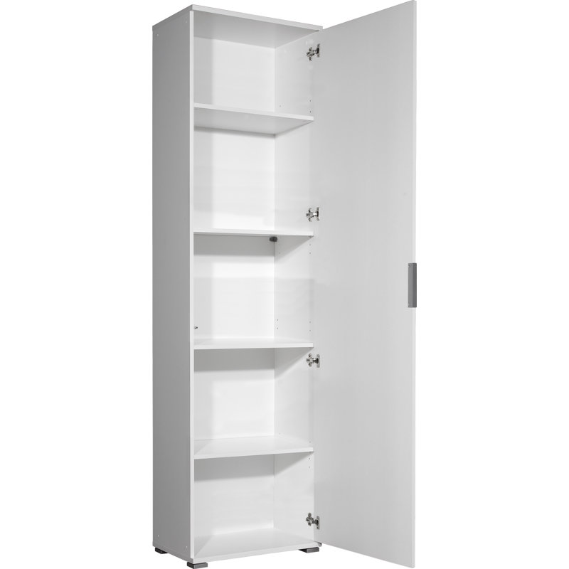 Trento 1 Door Manufactured Wood Wardrobe
