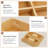 Drawer Organizers 10 Pack(22 Grid) With 12 Inserts, Adjustable Bamboo Wooden Drawer Dividers, Stackable Storage Box For Utensils, Silverware, Makeup, Junk In Kitchen/bathroom/office/vanity