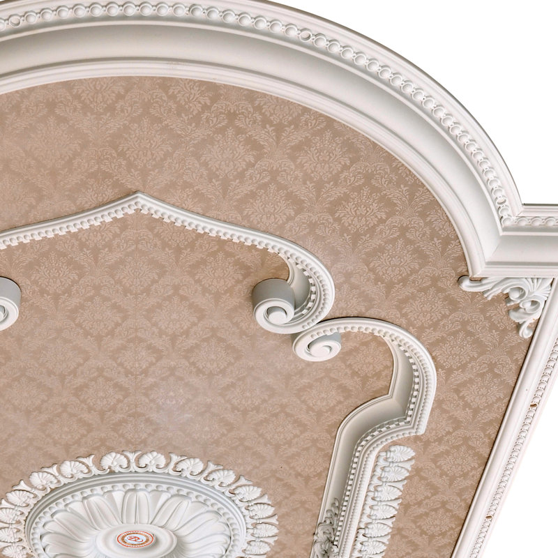 Blanco Rectangular Chandelier Ceiling Medallion, 51" H x 94" W x 3" D
