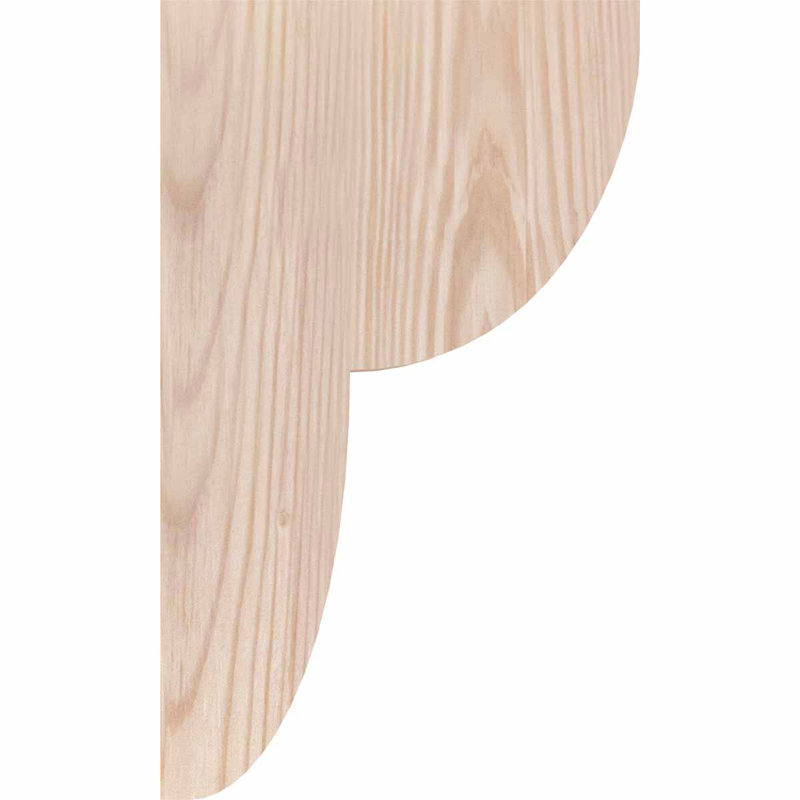 Corbeau Crestline, H 10 po x l 4 po x P 6 po, Sapin de Douglas, Sciage brut
