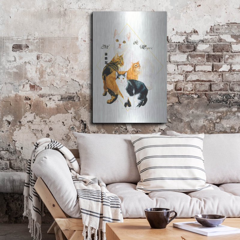 «Cymric And Manx» par Barbara Keith, H 36 po x l 24 po