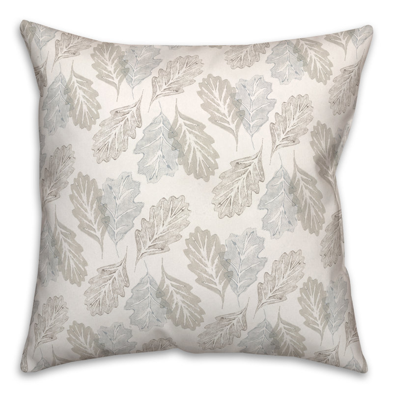Floral Reversible Throw Pillow