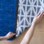 Geometric Area Rug in Blue/Black-69722400