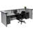 Nataline U-Shaped Synthetic Laminate Reception Desk-36118853-80916338