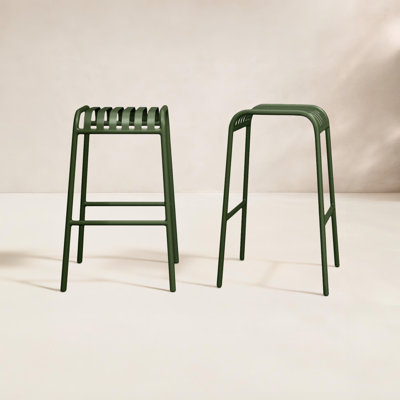 Abra 29.7'' Backless Outdoor Bar Stool
